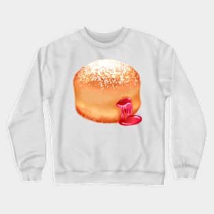 Jam Filled Donut Crewneck Sweatshirt